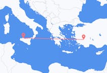 Flug frá Palermo til Denizli