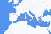 Flights from Sitia, Greece to A Coruña, Spain
