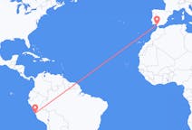Flyreiser fra Lima, Peru til Jerez, Spania