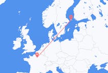 Flyg från Paris, Frankrike till Mariehamn, Åland