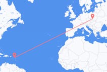 Flights from Nevis, St. Kitts & Nevis to Katowice, Poland