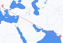 Flyreiser fra Mumbai, til Skopje