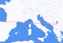 Flights from Biarritz to Pristina