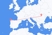 Flights from Târgu Mureș, Romania to Santiago de Compostela, Spain