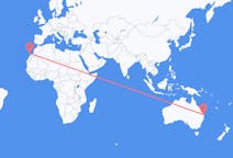 Flug frá Brisbane til Lanzarote