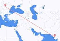 Flyrejser fra Kandla, Indien til Sibiu, Rumænien