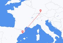Flights from Barcelona, Spain to Memmingen, Germany