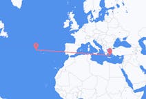 Flights from Corvo Island, Portugal to Santorini, Greece