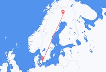 เที่ยวบินจาก Pajala ไปยัง โคเปนเฮเกน
