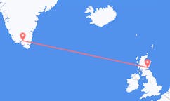 Flyg från Narsarsuaq till Dundee