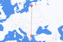 Flyg från Skiáthos till Riga