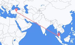 出发地 马来西亚出发地 怡保目的地 土耳其開塞利的航班