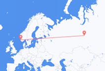 Flights from Surgut, Russia to Stavanger, Norway