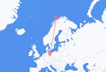 Vols depuis la ville de Tromsø vers la ville de Leipzig