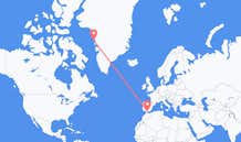 Voos de Upernavik, Groenlândia para Málaga, Espanha