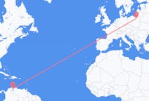 Flights from Maracaibo, Venezuela to Szymany, Szczytno County, Poland