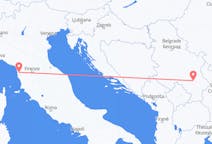 Flyreiser fra Niš, Serbia til Pisa, Italia