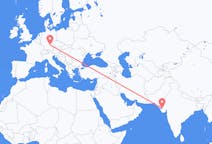 Flyreiser fra Kandla, India til Nürnberg, Tyskland