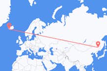 出发地 中国佳木斯市目的地 冰岛雷克雅未克的航班