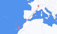 เที่ยวบิน จากอาจุย, สเปน ถึงแชมเบอรี่, ฝรั่งเศส