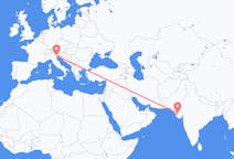 出发地 印度出发地 坎德拉目的地 意大利威尼斯的航班