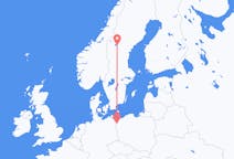 Vluchten van Szczecin, Polen naar Östersund, Zweden