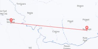 Flyreiser fra Serbia til Romania