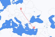Vuelos de Gazipasa, Turquía a Katowice, Polonia