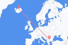Flyrejser fra Sofia, Bulgarien til Akureyri, Island