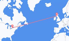 Flyrejser fra Buffalo til Glasgow
