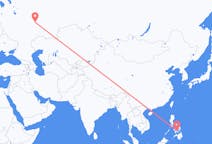 Flyrejser fra Cebu, Filippinerne til Kasan, Rusland