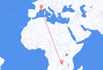 Flyreiser fra Lubumbashi, Kongo-Kinshasa til Marseille, Frankrike