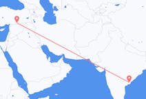 Fly fra Rajahmundry til Şanlıurfa