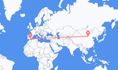 Flyg från Baotou, Kina till Granada, Nicaragua, Spanien