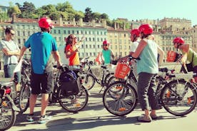 Lyon liten gruppe guidet elektrisk sykkeltur med matsmaking