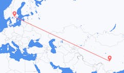 Flights from Chengdu, China to Örebro, Sweden