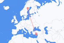 Fly fra Larnaca til Örnsköldsvik