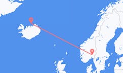 Flüge von Grimsey, Island nach Oslo, Norwegen
