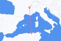 出发地 阿尔及利亚出发地 君士坦丁目的地 法国格勒诺布尔的航班