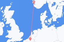 Flyreiser fra Stavanger, Norge, til Brussel, Norge