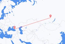 Flights from Bratsk, Russia to Sochi, Russia