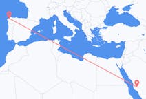 Flights from Ta if, Saudi Arabia to A Coruña, Spain