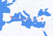 Flyreiser fra Valencia, Spania til Konya, Tyrkia