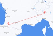Flyreiser fra Pau, Frankrike til Milano, Italia