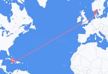 Flyg från Kingston, Jamaica till Billund, Danmark