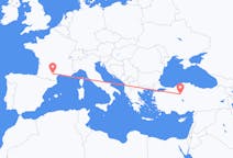 出发地 法国出发地 卡斯特尔目的地 土耳其安卡拉的航班