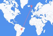 Flyg från Goiânia, Brasilien till Sørvágur, Färöarna