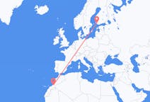 Flights from Guelmim, Morocco to Turku, Finland