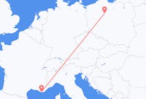 Flyg från Bydgoszcz till Toulon