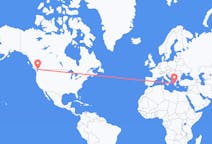 Flyreiser fra Abbotsford, Canada til Patras, Hellas